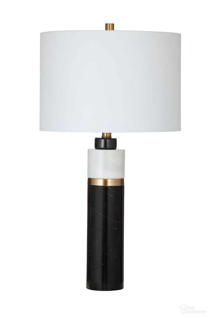 Gregory Table Lamp In Black and White