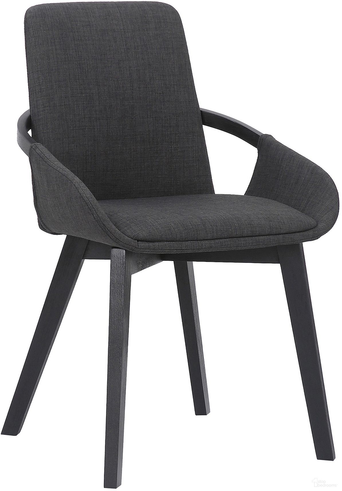 Greisen Modern Charcoal Wood Dining Room Chair