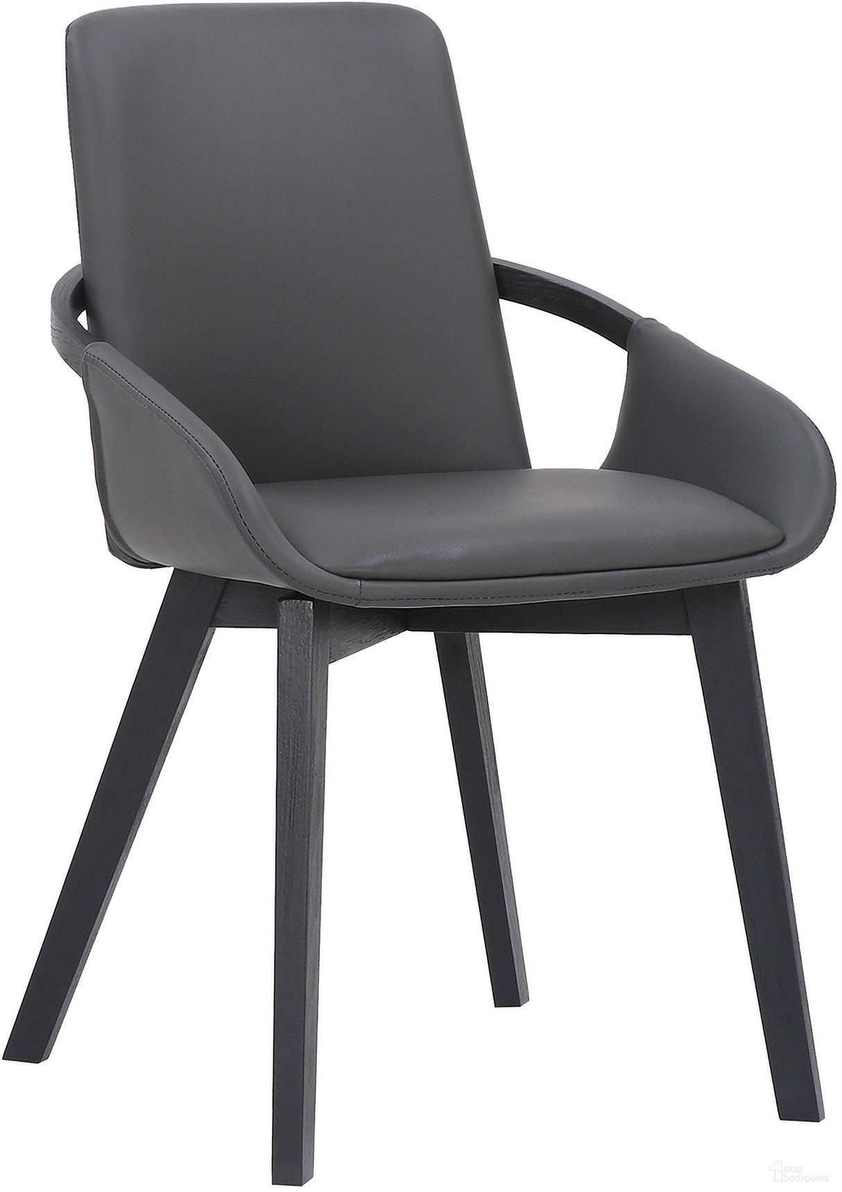 Greisen Modern Gray Wood Dining Room Chair
