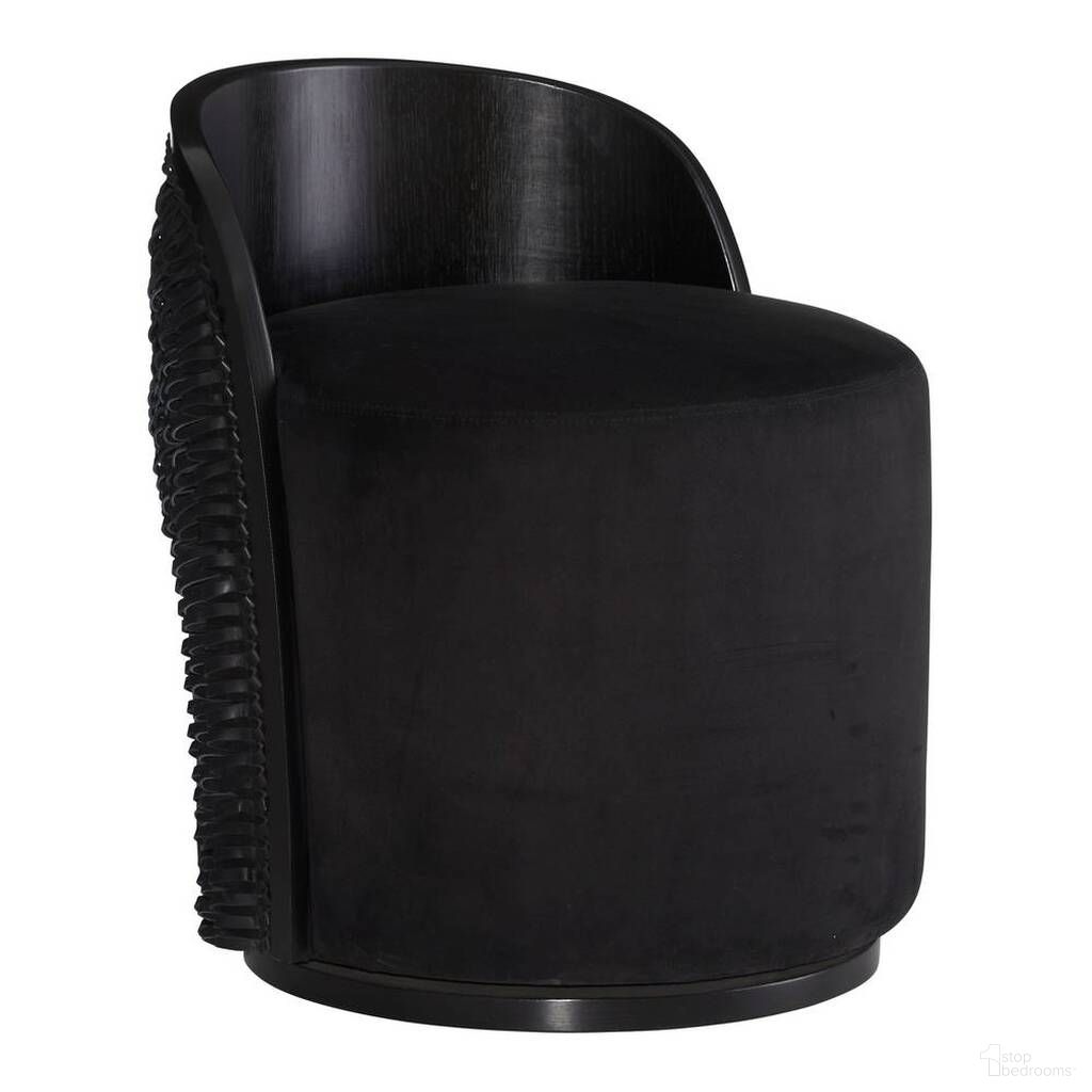 The appearance of Gretel Chair In Black designed by Arteriors in the modern / contemporary interior design. This black piece of furniture was selected by 1StopBedrooms from Gretel Collection to add a touch of cosiness and style into your home. Sku: FRI25. Material: Suede.