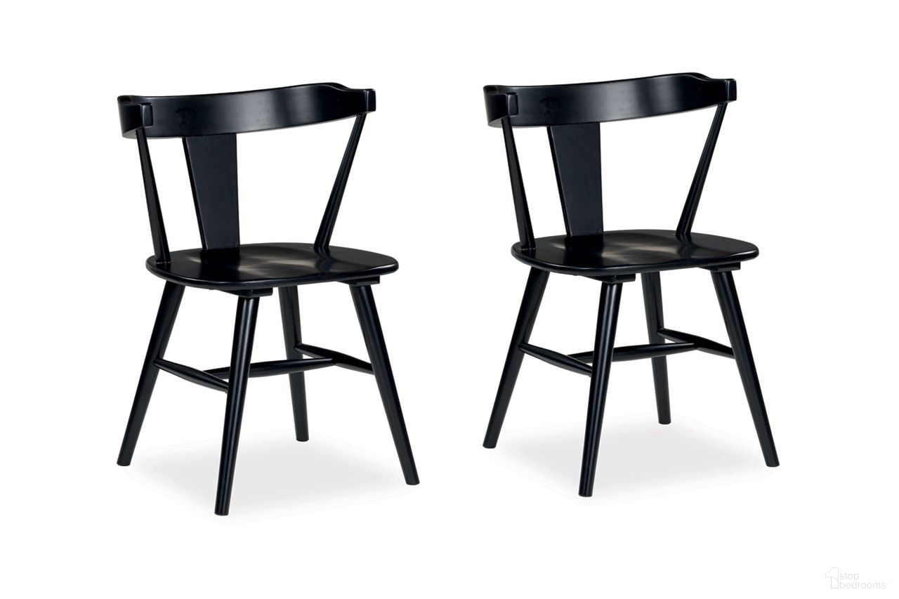 The appearance of Gretlynn Dining Chair Set of 2 In Black and Natural designed by Signature Design by Ashley in the transitional interior design. This natural/black piece of furniture was selected by 1StopBedrooms from Gretlynn Collection to add a touch of cosiness and style into your home. Sku: D501-02. Material: Wood. Chair Type: Side Chair.