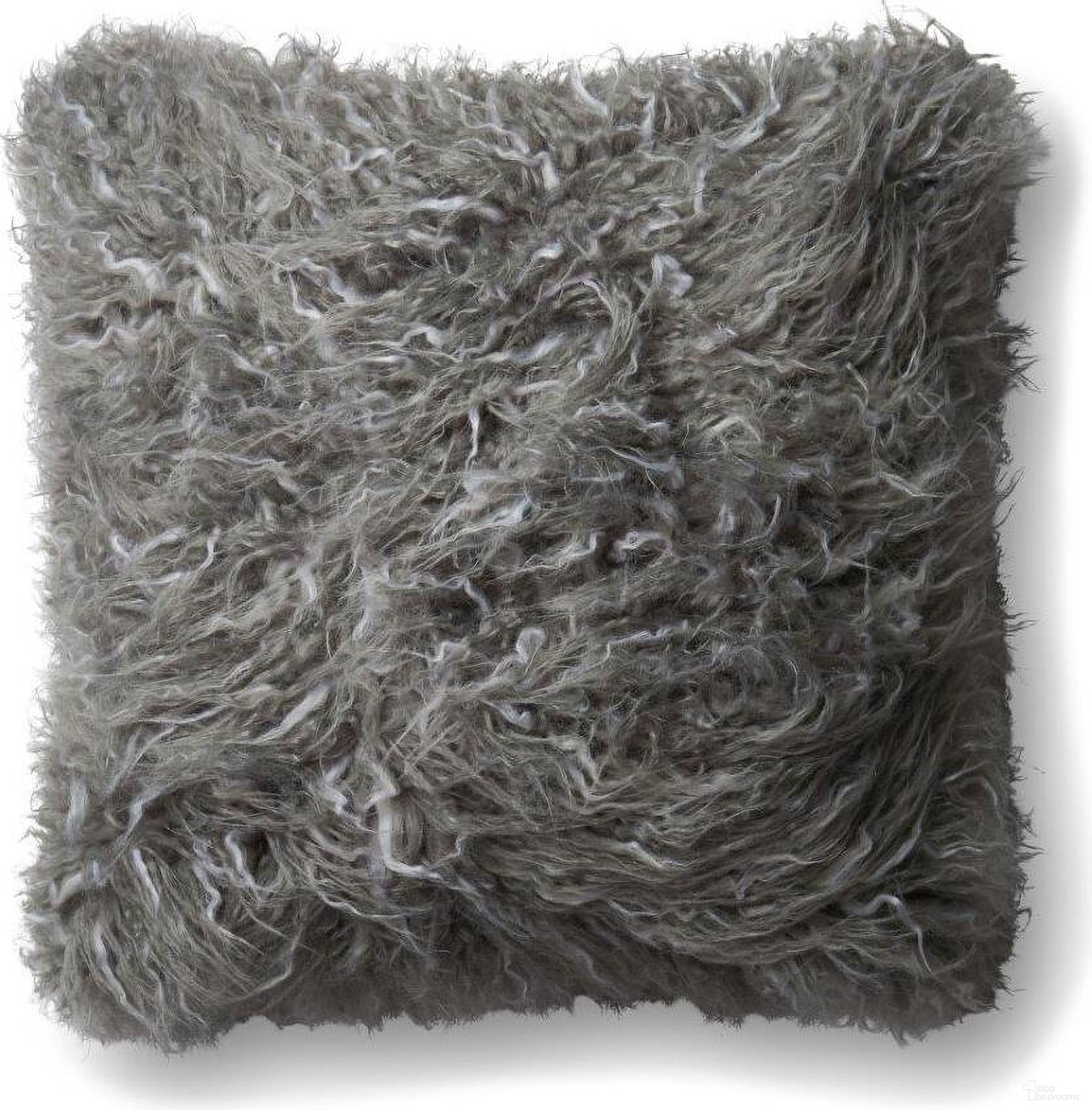 The appearance of Loloi P0598 Grey 22" x 22" Cover w/Down Pillow designed by Loloi Rugs in the modern / contemporary interior design. This grey piece of furniture  was selected by 1StopBedrooms from Pillows Collection to add a touch of cosiness and style into your home. Sku: DSETP0598GY00PIL3. Material: Acrylic.