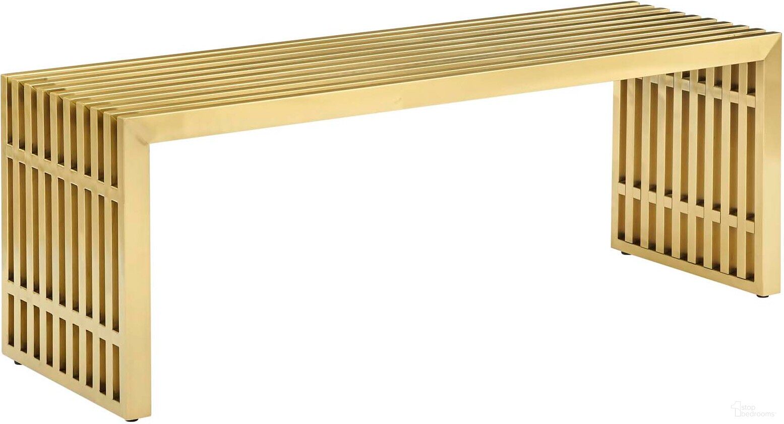 Gridiron Gold Medium Stainless Steel Bench