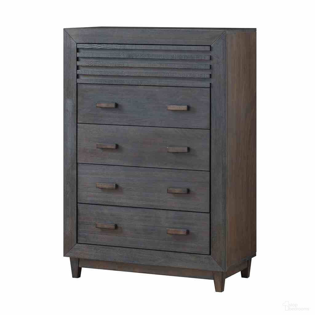 Griffin Chest In Charcoal Brown