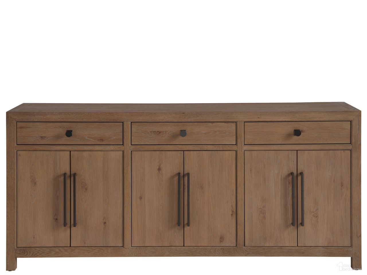 The appearance of Griffith Park Credenza In Sienna designed by Universal in the modern / contemporary interior design. This sienna piece of furniture was selected by 1StopBedrooms from Griffith Park Collection to add a touch of cosiness and style into your home. Sku: U400679. Material: Wood.