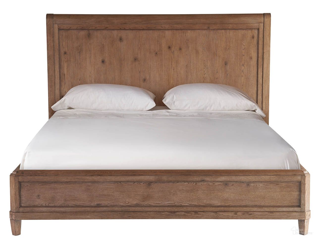 The appearance of Griffith Park Panel Bed Queen In Sienna designed by Universal in the modern / contemporary interior design. This sienna piece of furniture was selected by 1StopBedrooms from Griffith Park Collection to add a touch of cosiness and style into your home. Sku: U400330B. Bed Type: Panel Bed. Material: Wood. Bed Size: Queen.