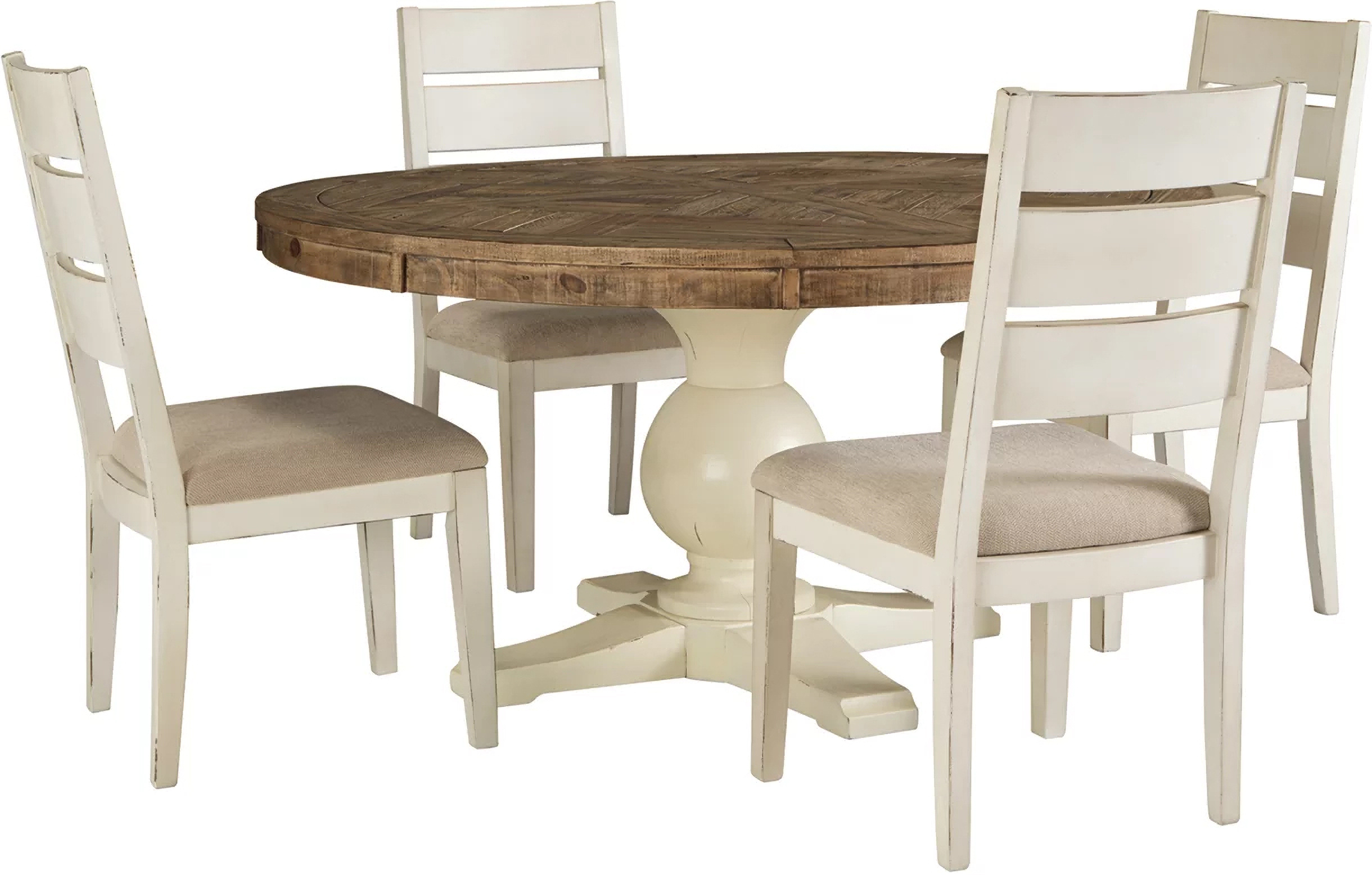 Grindleburg Light Brown Round Dining Room Set by Ashley Furniture
