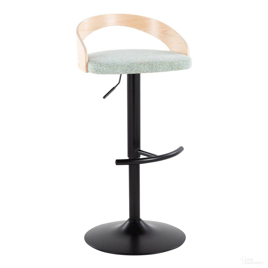 The appearance of Grotto Adjustable Barstool In Natural and Light Green designed by Lumisource in the modern / contemporary interior design. This natural and light green piece of furniture was selected by 1StopBedrooms from Grotto Collection to add a touch of cosiness and style into your home. Sku: BS-GROTTOFB-RT1 BKNALGN1. Material: Bentwood.