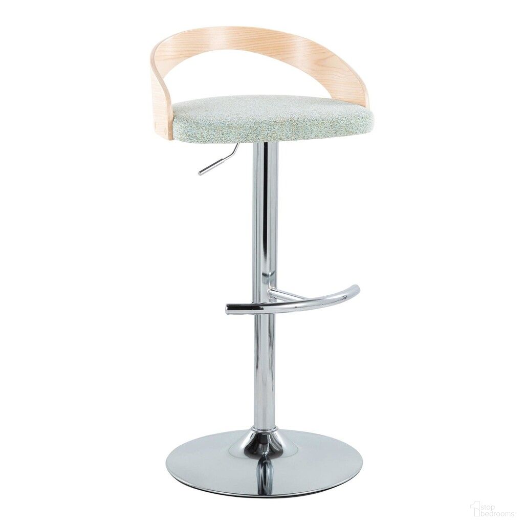 The appearance of Grotto Adjustable Barstool In Natural and Light Green designed by Lumisource in the modern / contemporary interior design. This natural and light green piece of furniture was selected by 1StopBedrooms from Grotto Collection to add a touch of cosiness and style into your home. Sku: BS-GROTTOFB-RT1 CHRNALGN1. Material: Bentwood.