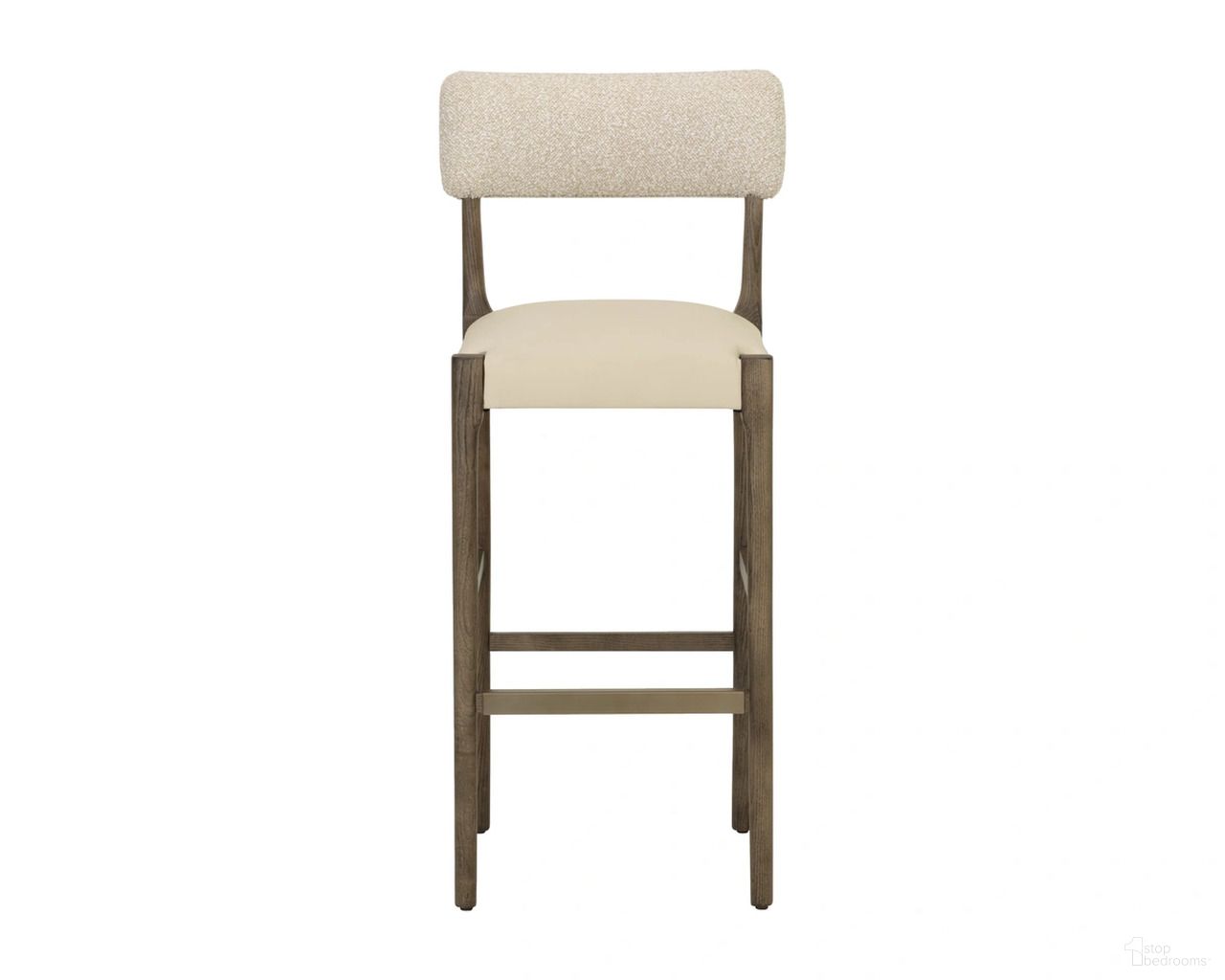 Guardi Barstool In Scottsdale Eggshell and Santa Cruz Oatmeal