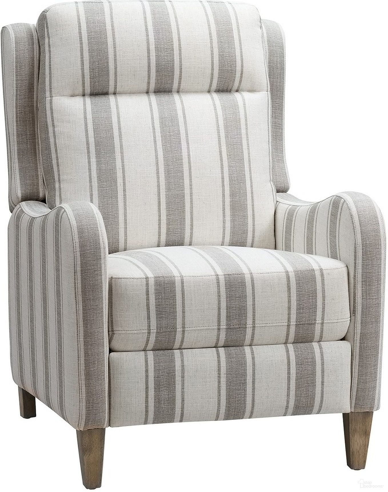 The appearance of Guillermo Recliner In Grey designed by Karat Home in the modern / contemporary interior design. This grey piece of furniture was selected by 1StopBedrooms from Guillermo Collection to add a touch of cosiness and style into your home. Sku: RCLB1366-GRY. Material: Geometry Look Fabric.