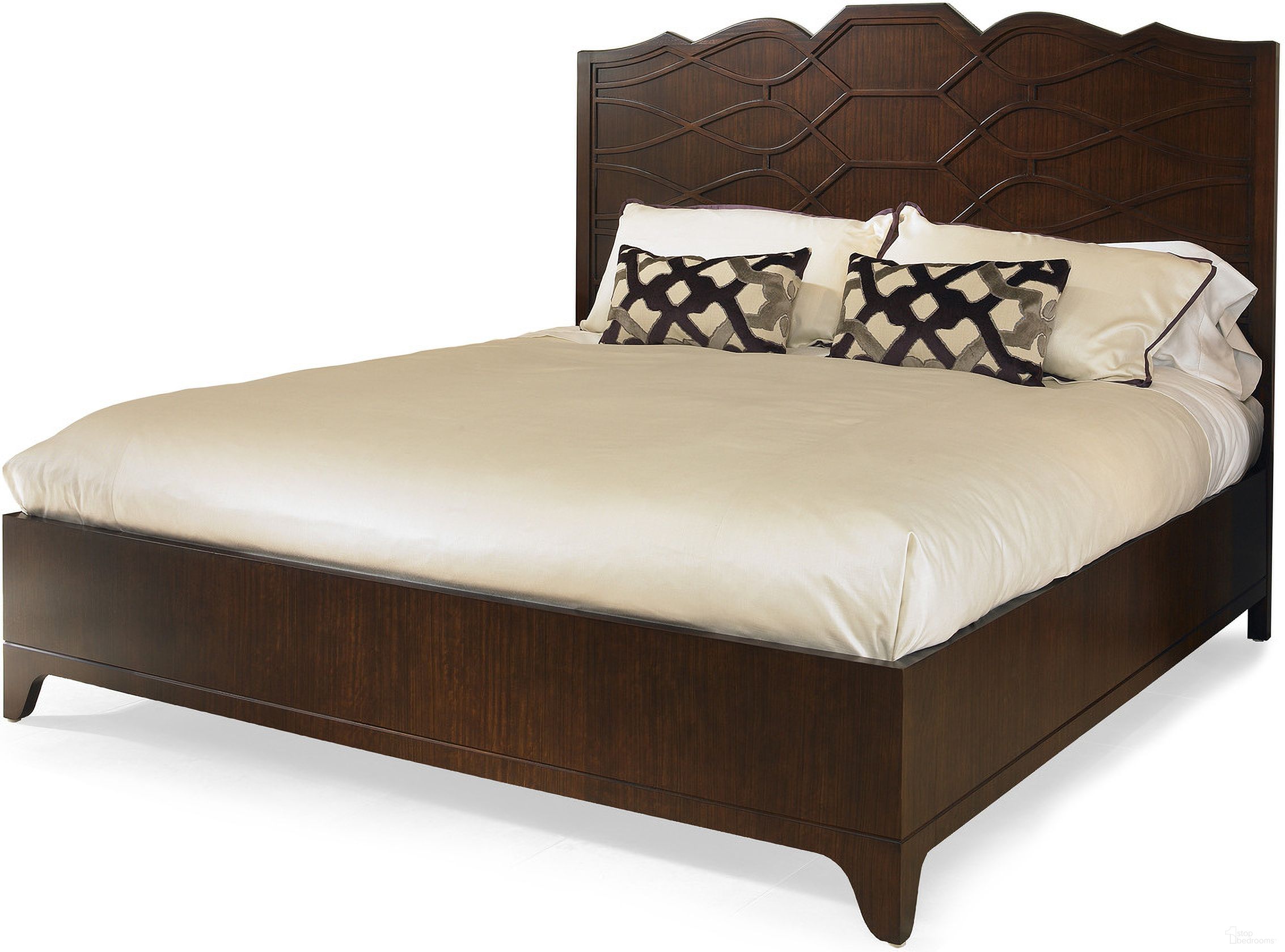 The appearance of Guimand King Bed In Paragon designed by Century Furniture in the transitional interior design. This paragon piece of furniture was selected by 1StopBedrooms from Paragon Club Collection to add a touch of cosiness and style into your home. Sku: 41H-136F;41H-136H;41H-136R. Bed Type: Panel Bed. Bed Size: King. Material: Veneer.