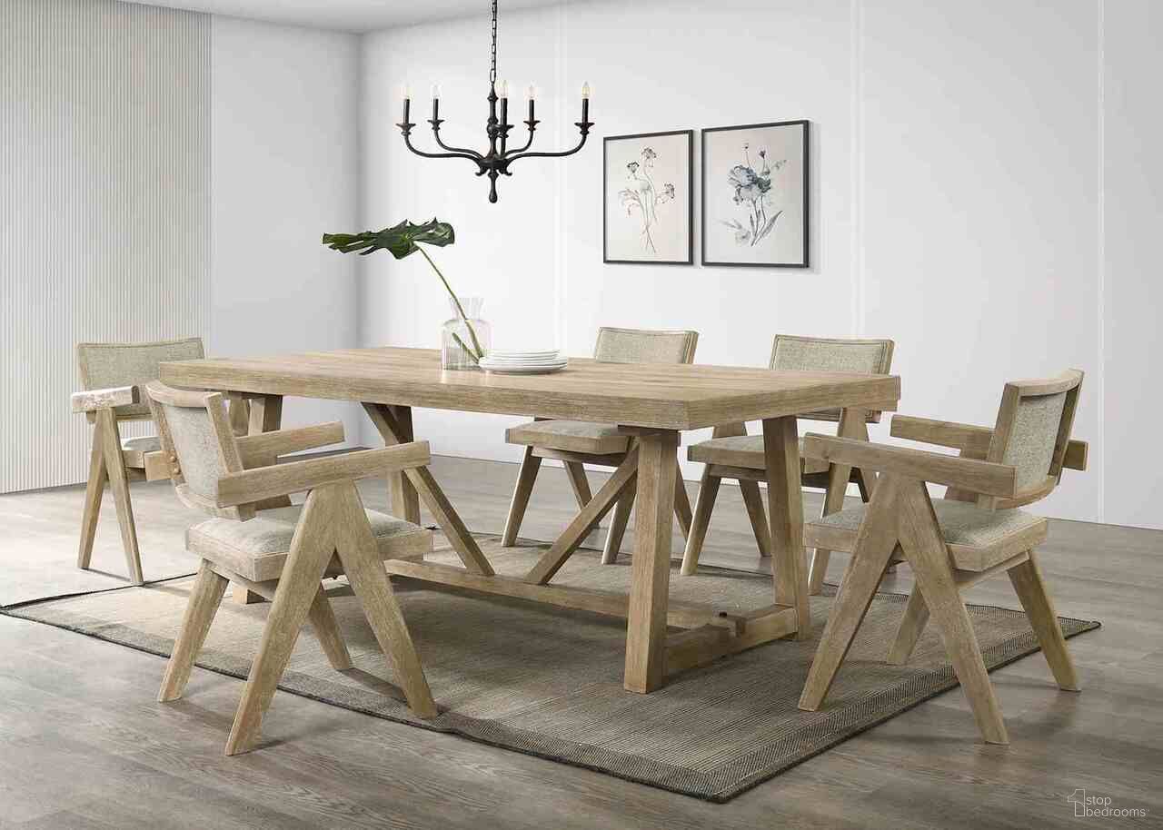 The appearance of Guisborough Arm Chair Set of 2 In Oak designed by Furniture of America in the modern / contemporary interior design. This oak piece of furniture was selected by 1StopBedrooms from Guisborough Collection to add a touch of cosiness and style into your home. Sku: FM3221AK-AC-2PK. Material: Fabric. Chair Type: Arm Chair.