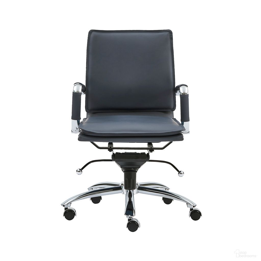 Gunar Pro Low Back Office Chair In Blue