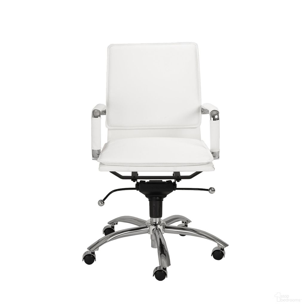 Gunar Pro Low Back Office Chair In White