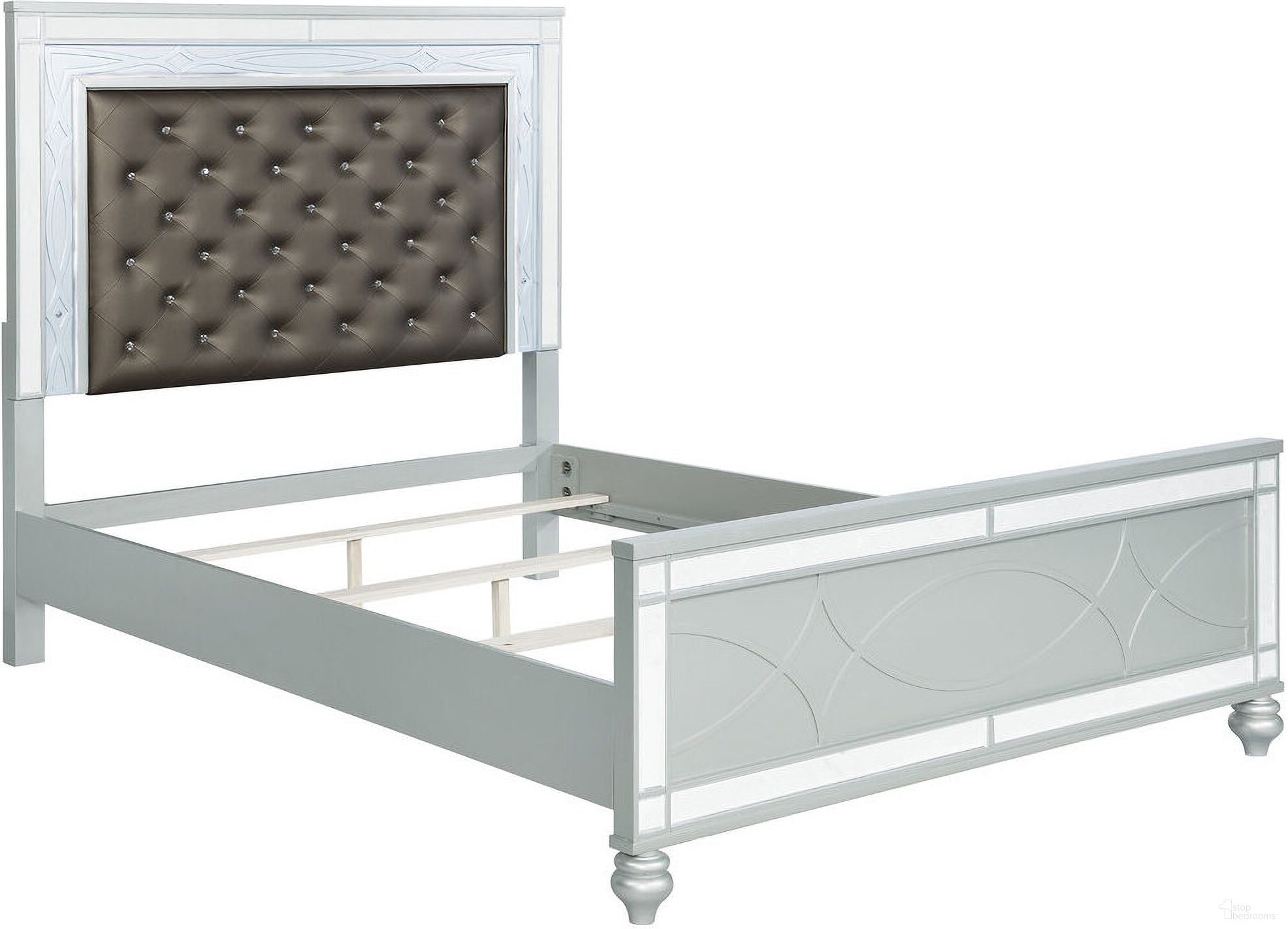 The appearance of Gunnison California King Panel Bed with LED Lighting Silver Metallic designed by Coaster in the glam interior design. This silver metallic piece of furniture was selected by 1StopBedrooms from Gunnison Collection to add a touch of cosiness and style into your home. Sku: 223211KWB1;223211KWB2;223211KWB3. Bed Type: Panel Bed. Material: Wood. Bed Size: California King.