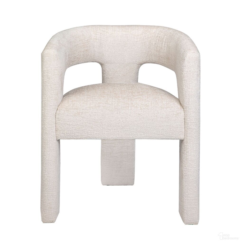 Gwen Upholstered Sculpture Armchair In Natural
