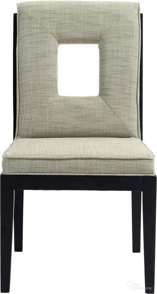 The appearance of Gwendolyn Linen Textured Fabric Dining Side Chair Set of 2 In Green and Natural designed by Meridian in the transitional interior design. This green and natural piece of furniture was selected by 1StopBedrooms from Gwendolyn Collection to add a touch of cosiness and style into your home. Sku: 11047Green-SC. Material: Linen. Chair Type: Side Chair.