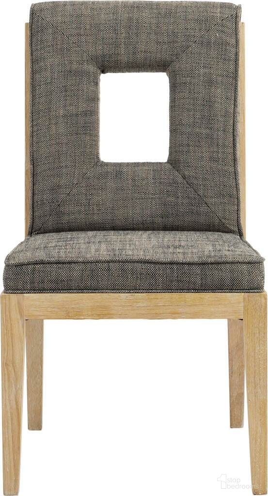 The appearance of Gwendolyn Linen Textured Fabric Dining Side Chair Set of 2 In Grey and Natural designed by Meridian in the transitional interior design. This grey and natural piece of furniture was selected by 1StopBedrooms from Gwendolyn Collection to add a touch of cosiness and style into your home. Sku: 11045Grey-SC. Material: Linen. Chair Type: Side Chair.