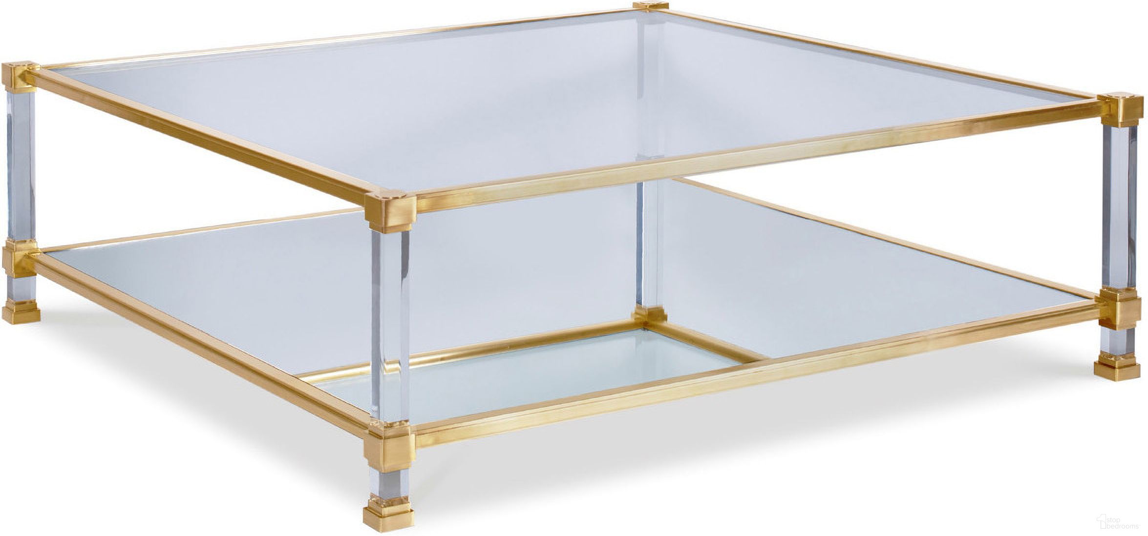 The appearance of Gwyneth Cocktail Table In Brass designed by Century Furniture in the modern / contemporary interior design. This brass piece of furniture was selected by 1StopBedrooms from Monarch Collection to add a touch of cosiness and style into your home. Sku: MN5838. Material: Steel.