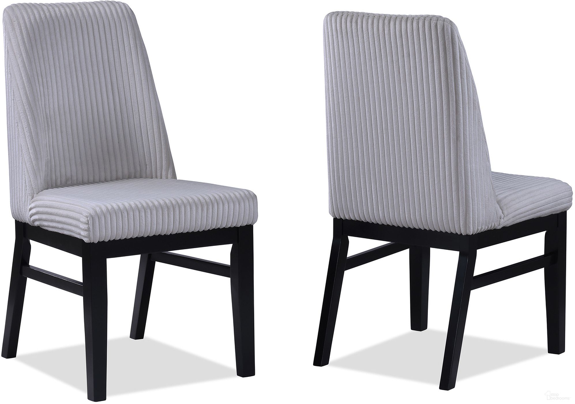 The appearance of Hadley Side Chair Set of 2 In Light Grey designed by Crown Mark in the modern / contemporary interior design. This light grey piece of furniture  was selected by 1StopBedrooms from Hadley Collection to add a touch of cosiness and style into your home. Sku: 2201S-LG. Material: Wood. Chair Type: Side Chair.