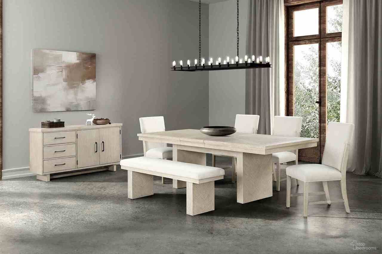 The appearance of Hagerman Dining Room Set In Natural designed by Furniture of America in the modern / contemporary interior design. This natural piece of furniture was selected by 1StopBedrooms from Hagerman Collection to add a touch of cosiness and style into your home. Sku: FM3410NT-T-1;FM3410NT-T-2;FM3410NT-SC-2PK. Table Top Shape: Rectangular. Material: Engineered Wood. Size: 40" x 94".