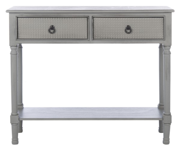 Haines 2drw Console Table In Distressed