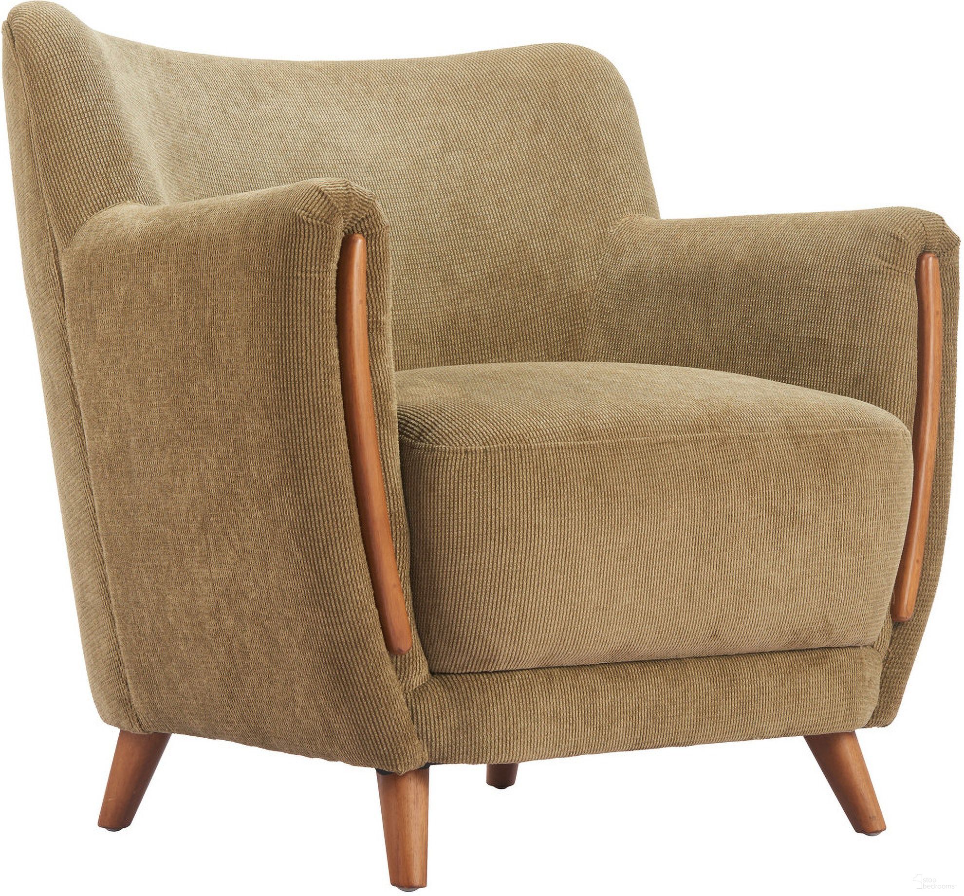 Hako Accent Chair In Olive Green