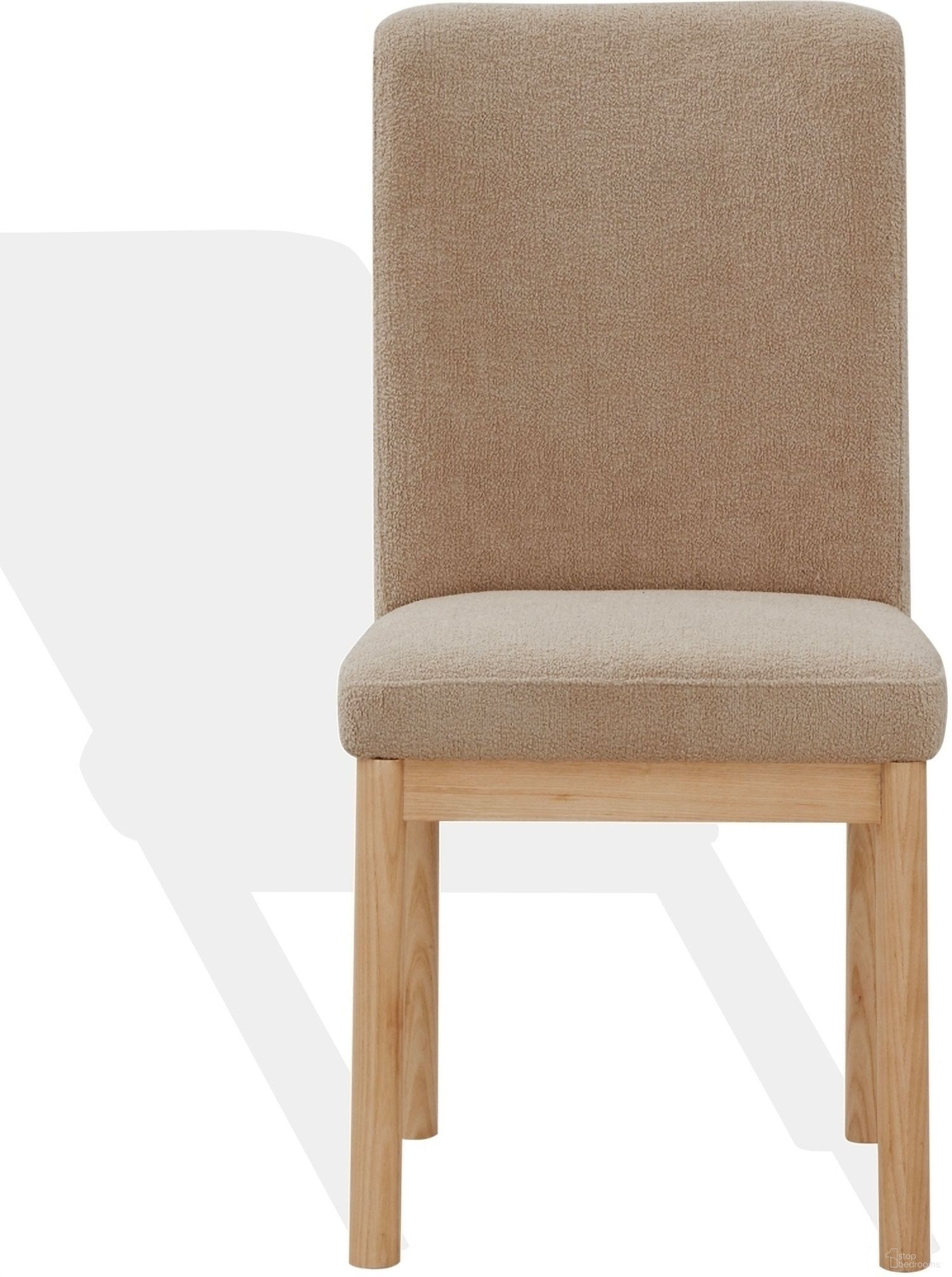 The appearance of Halcy Boucle Dining Chair In Oatmeal and Natural designed by Safavieh Couture in the modern / contemporary interior design. This oatmeal piece of furniture  was selected by 1StopBedrooms from Halcy Collection to add a touch of cosiness and style into your home. Sku: SFV4837B. Material: Plywood. Chair Type: Side Chair.