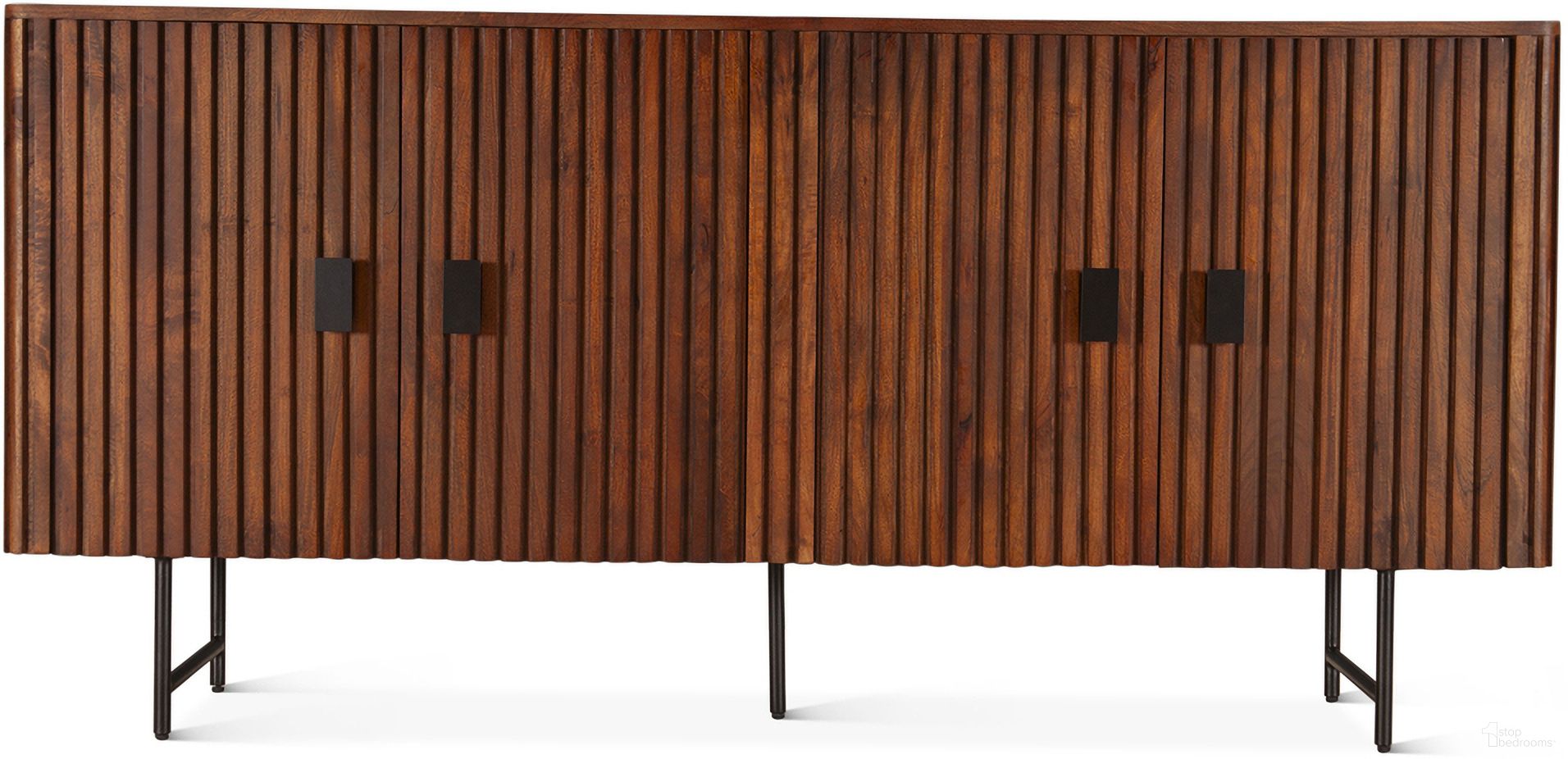 Halden 67 Inch Sideboard In Pecan Brown