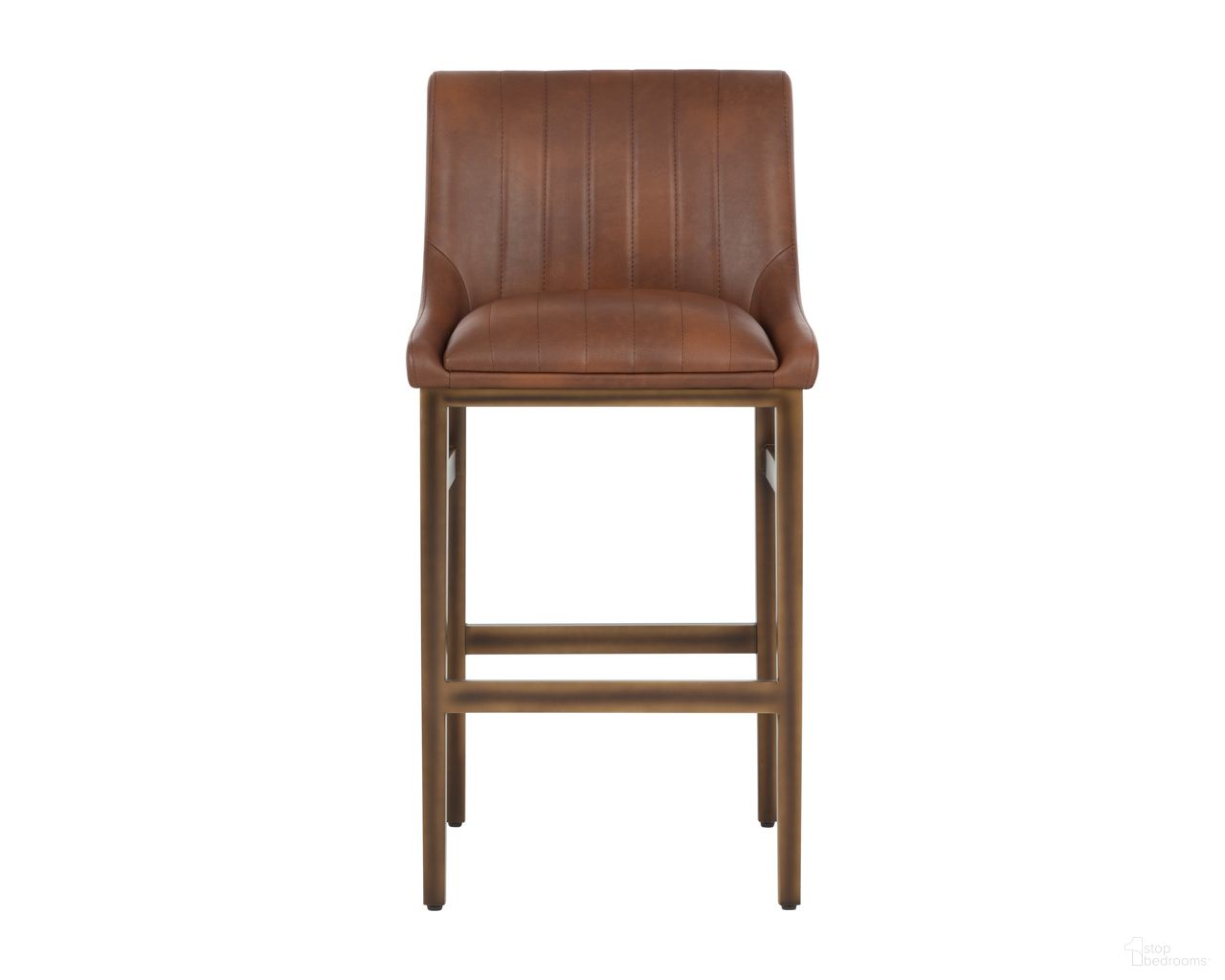 Halden Barstool In Bravo Cognac