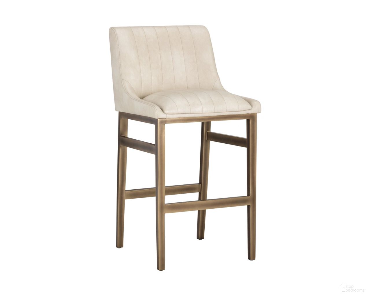 Halden Barstool In Bravo Cream