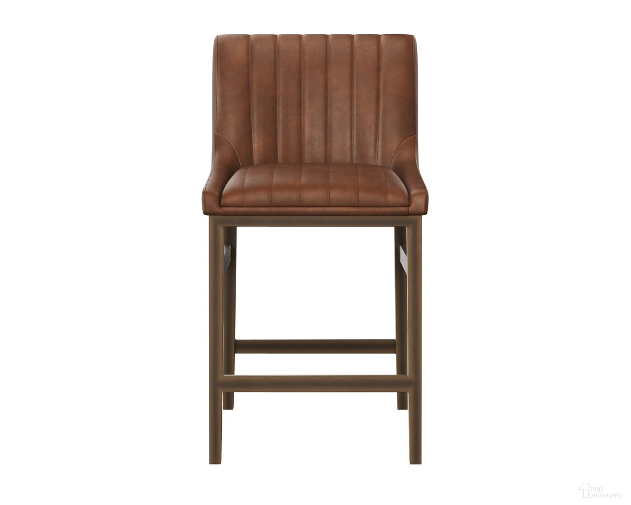 Halden Counter Stool In Bravo Cognac