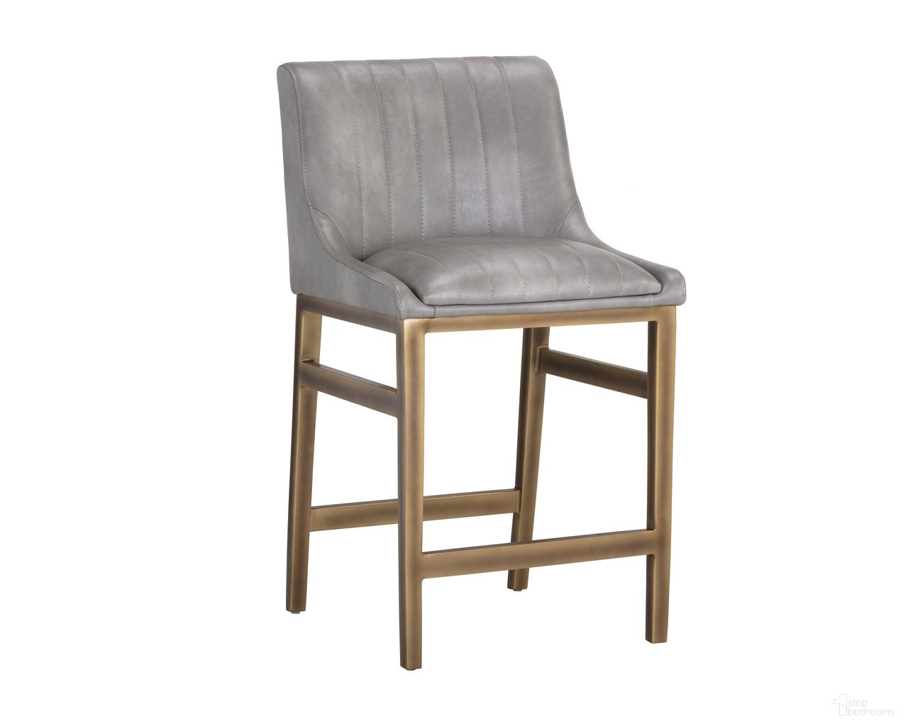 Halden Counter Stool In Bravo Metal