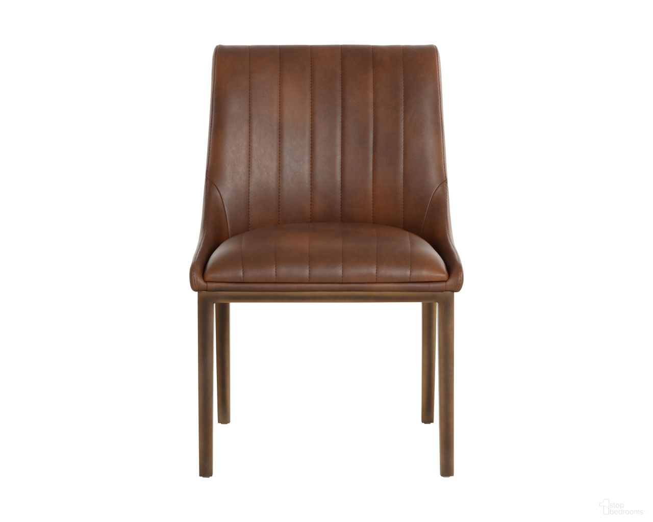 Halden Dining Chair Set of 2 In Bravo Cognac