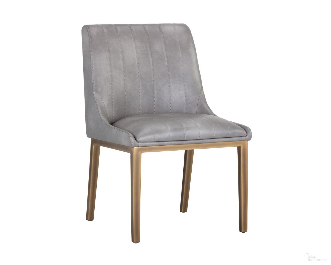 Halden Dining Chair Set of 2 In Bravo Metal