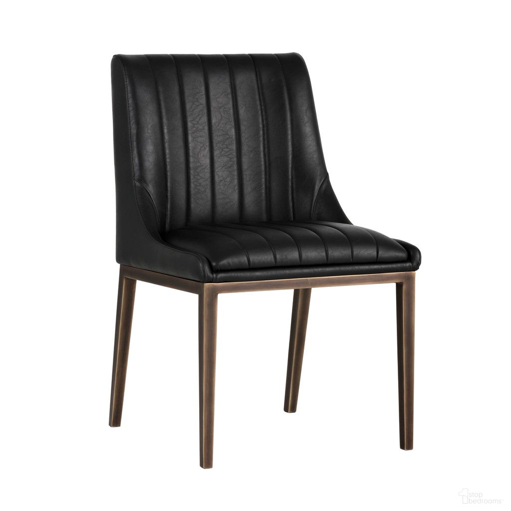 Halden Dining Chair Set of 2 In Vintage Black