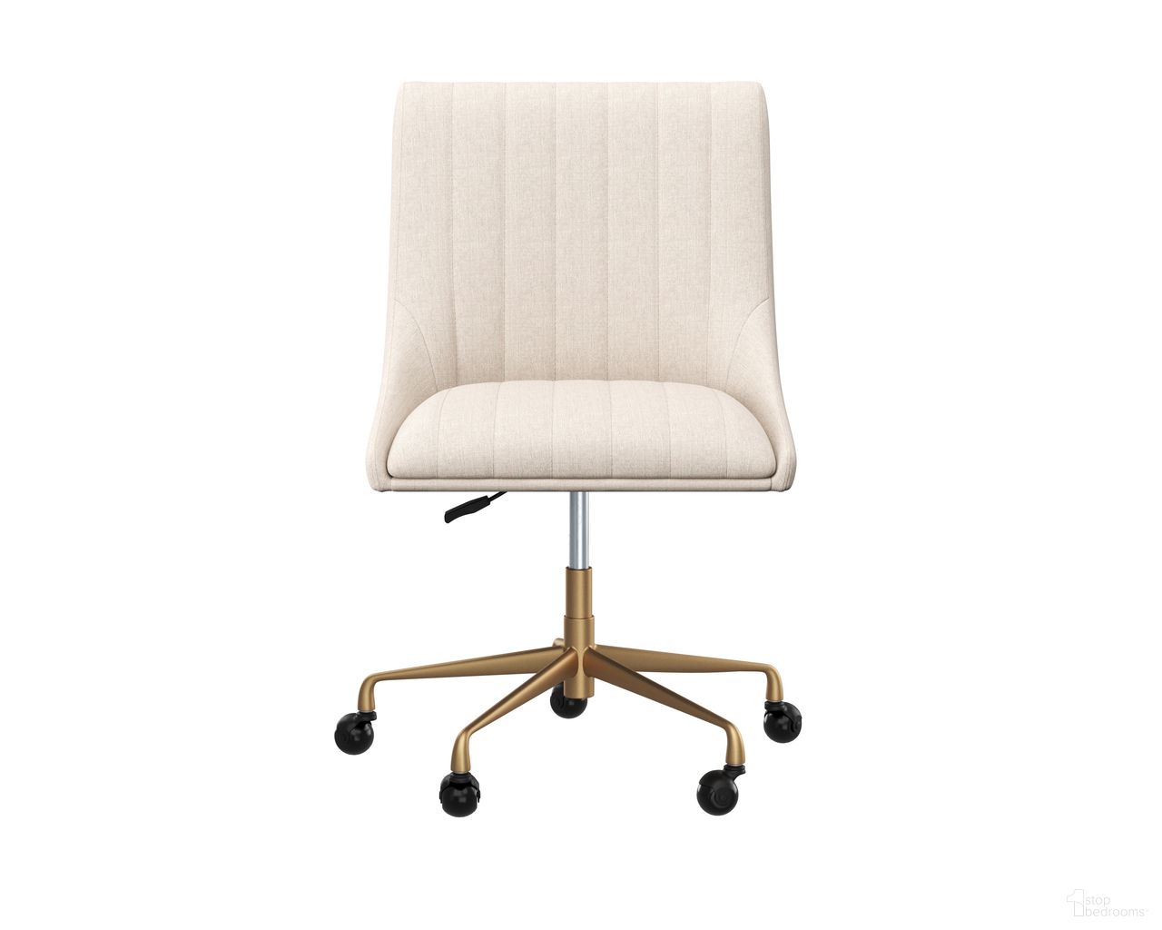 Halden Office Chair In Beige Linen