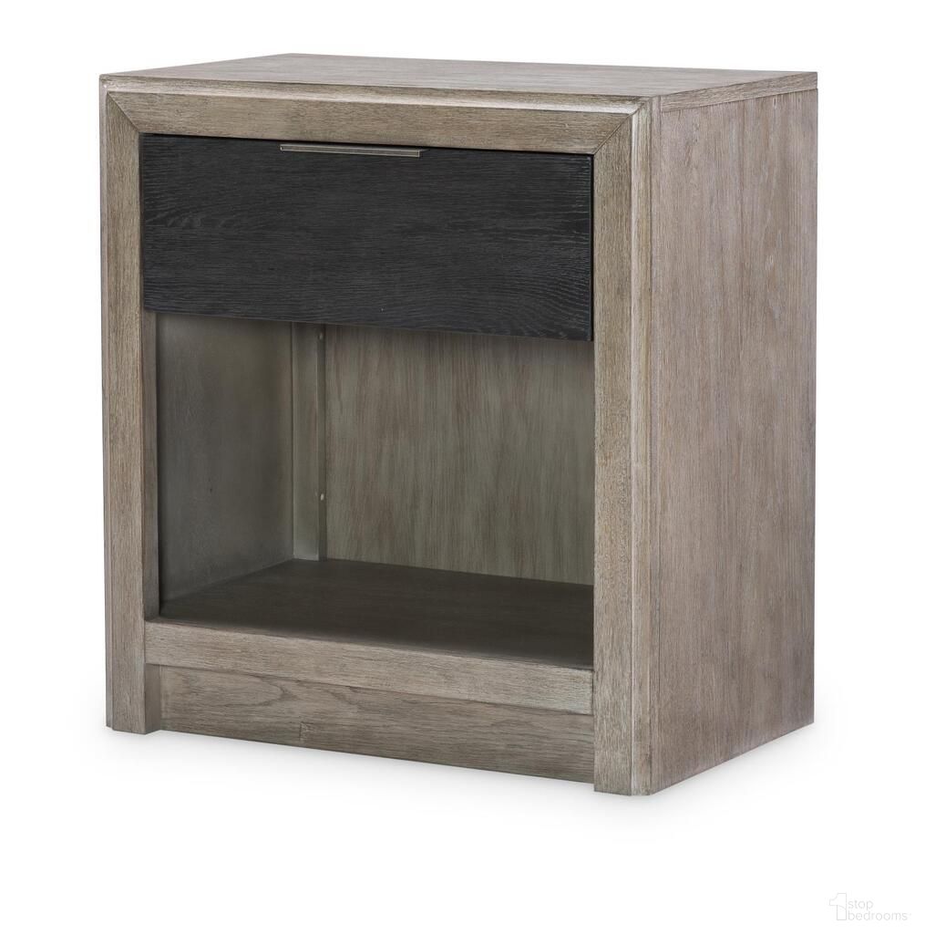 The appearance of Halifax 1 Drawer Open Nightstand In Flax and Java designed by Legacy Classic in the modern / contemporary interior design. This flax and java piece of furniture  was selected by 1StopBedrooms from Halifax Collection to add a touch of cosiness and style into your home. Sku: 2400-3101. Material: Oak.