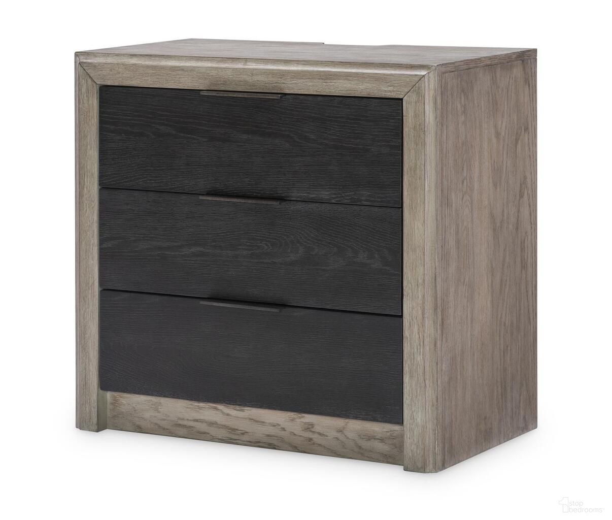 The appearance of Halifax 3 Drawer Nightstand In Flax and Java designed by Legacy Classic in the modern / contemporary interior design. This flax and java piece of furniture  was selected by 1StopBedrooms from Halifax Collection to add a touch of cosiness and style into your home. Sku: 2400-3100. Material: Oak.