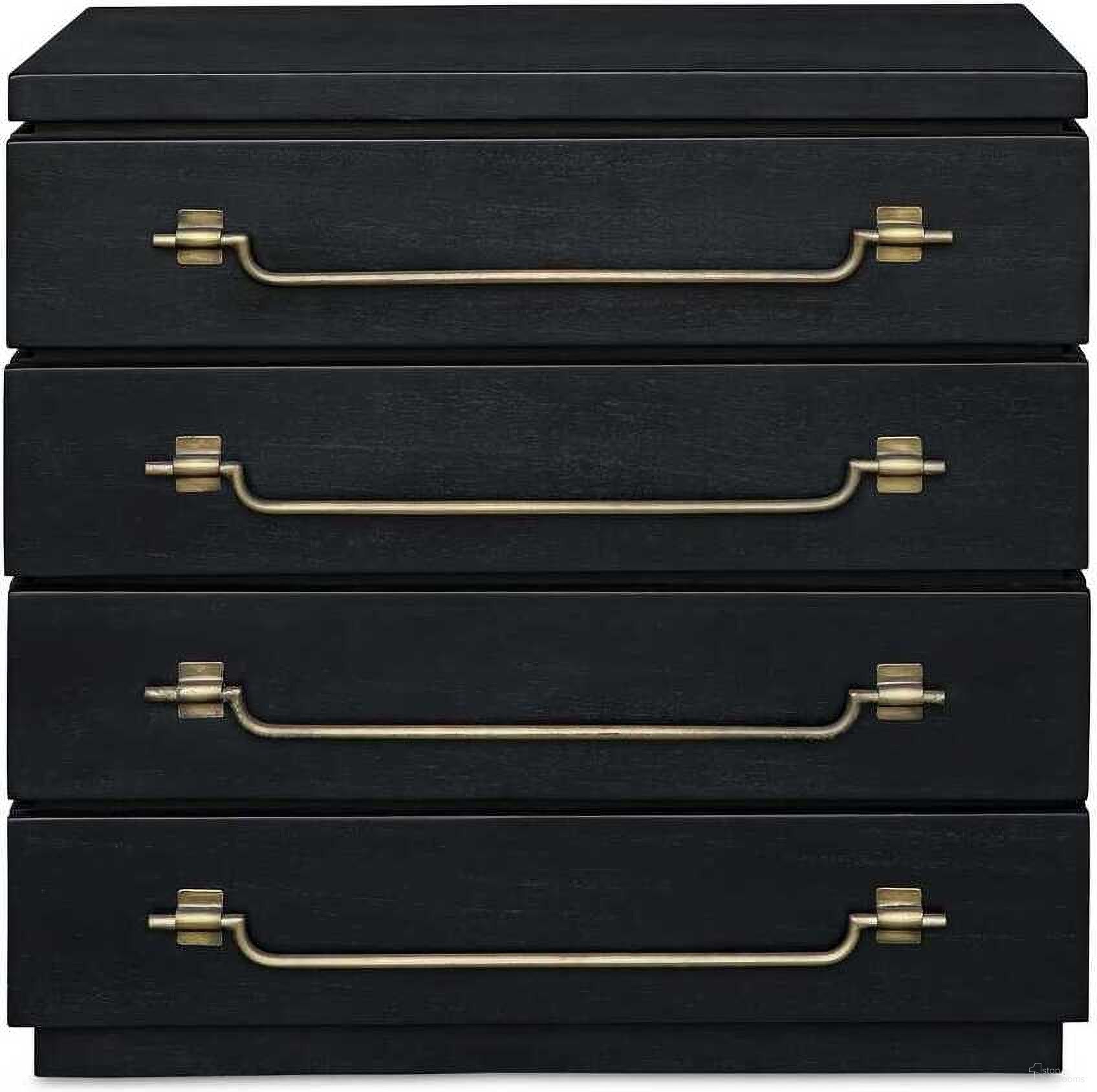 The appearance of Halifax Mahogany Accent Chest In Brass and Black designed by Uttermost in the modern / contemporary interior design. This brass and black piece of furniture  was selected by 1StopBedrooms from Halifax Collection to add a touch of cosiness and style into your home. Sku: 26002. Material: MDF.
