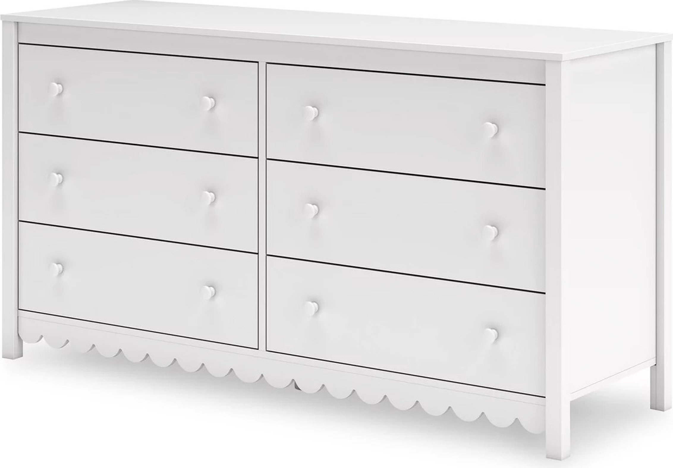 Hallityn Dresser In White by Ashley Furniture | 1StopBedrooms