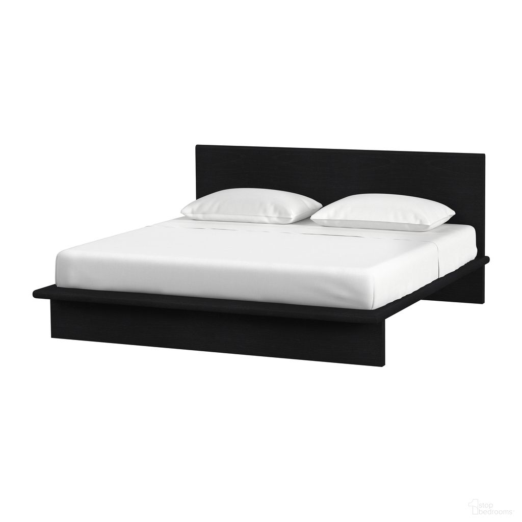 The appearance of Halmstad Wood Platform King Bed In Black designed by Butler Specialty Company in the transitional interior design. This black piece of furniture was selected by 1StopBedrooms from Halmstad Collection to add a touch of cosiness and style into your home. Sku: 5769498. Bed Type: Platform Bed. Material: Wood. Bed Size: King.