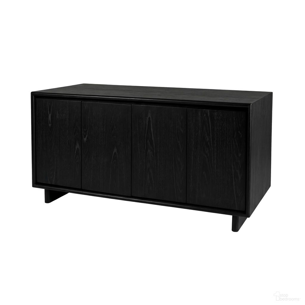 The appearance of Halmstad Wood Sideboard with In Black designed by Butler Specialty Company in the modern / contemporary interior design. This black piece of furniture  was selected by 1StopBedrooms from Halmstad Collection to add a touch of cosiness and style into your home. Sku: 6311498. Material: MDF.