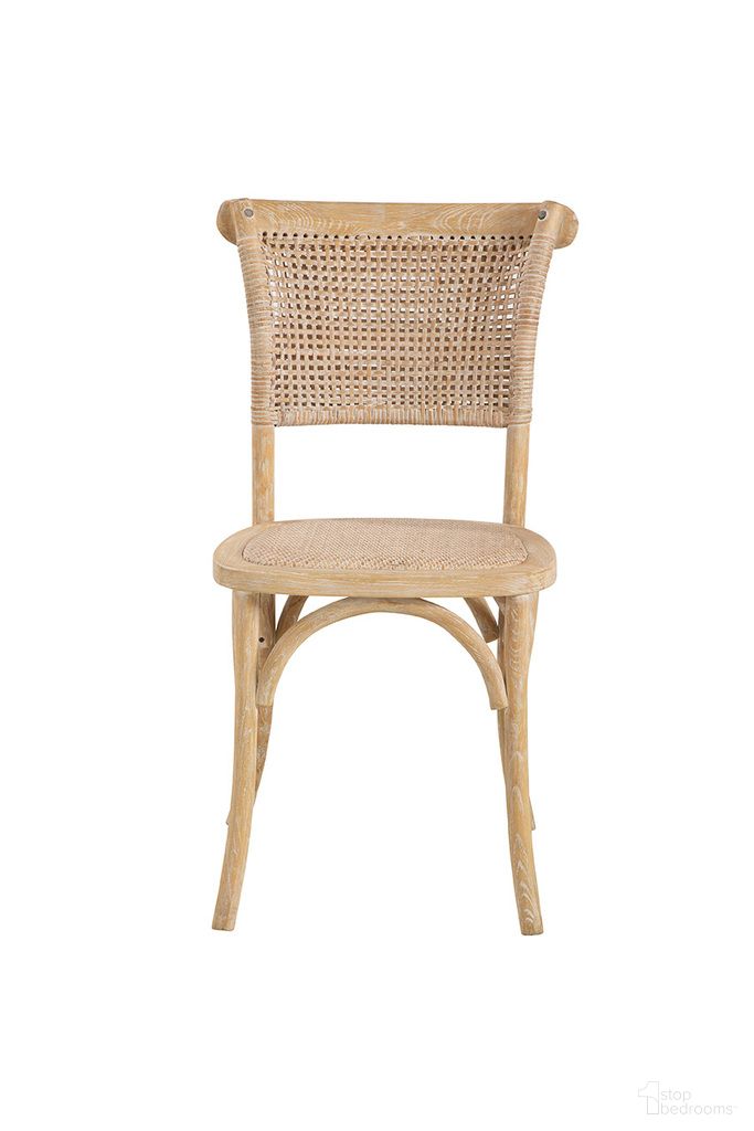 The appearance of Halsey Side Chair In White Washed designed by Furniture Classics in the transitional interior design. This white wash piece of furniture was selected by 1StopBedrooms from Halsey Collection to add a touch of cosiness and style into your home. Sku: 20-548. Material: Cane. Chair Type: Side Chair.