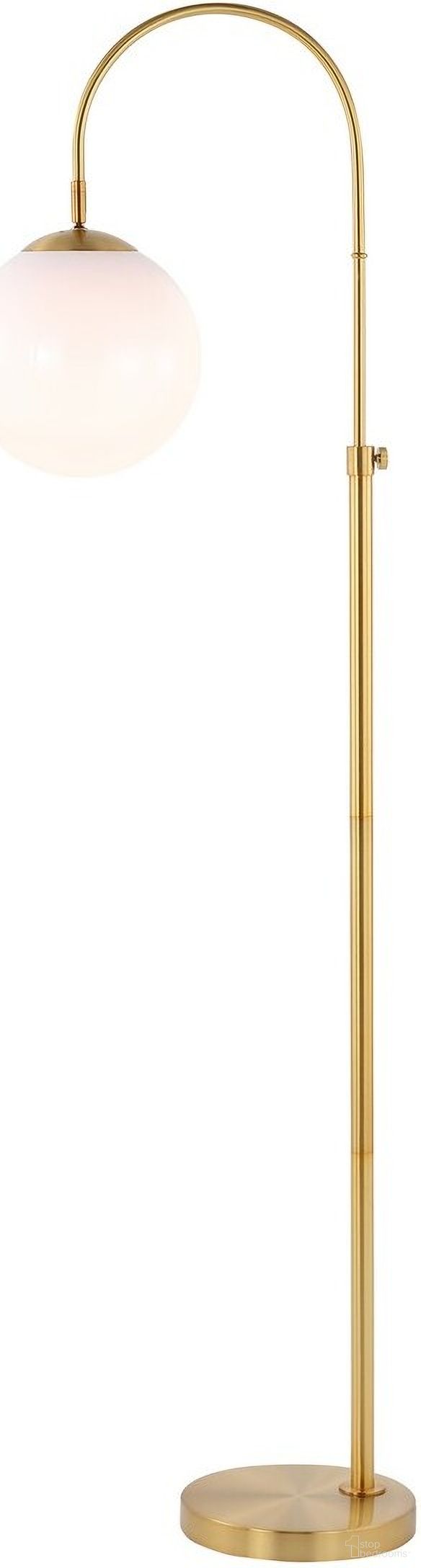 The appearance of Hamil Floor Lamp in Gold designed by Safavieh in the transitional interior design. This gold piece of furniture was selected by 1StopBedrooms from Hamil Collection to add a touch of cosiness and style into your home. Sku: FLL4103A. Material: Metal.