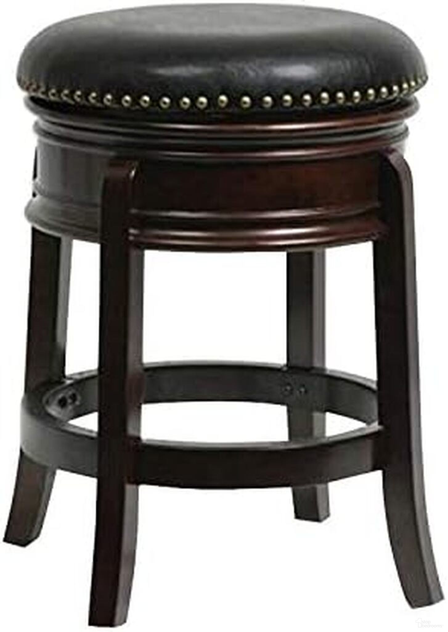 The appearance of Hamilton 24 Inch Swivel Counter Stool In Cappuccino designed by Boraam Industries in the traditional interior design. This cappuccino piece of furniture was selected by 1StopBedrooms from Hamilton Collection to add a touch of cosiness and style into your home. Sku: 43824. Material: Wood.