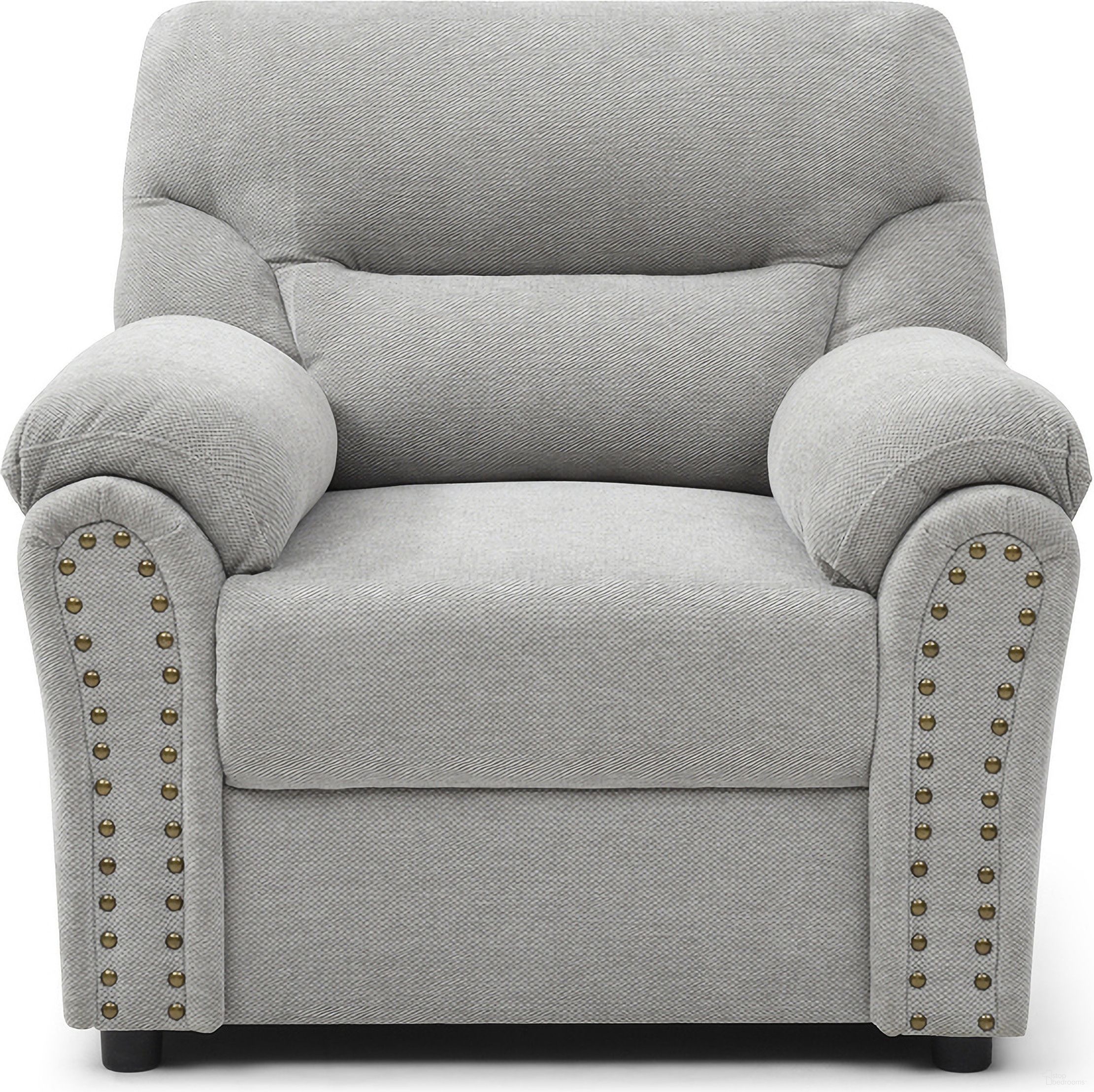 The appearance of Hamilton Chair In Gray designed by Glory in the modern / contemporary interior design. This gray piece of furniture  was selected by 1StopBedrooms from Hamilton Collection to add a touch of cosiness and style into your home. Sku: G00552A-C. Material: Polyester.