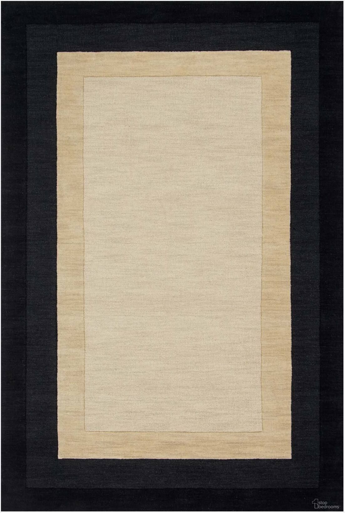 Hamilton Ivory/Charcoal 1'6" x 1'6" Rug