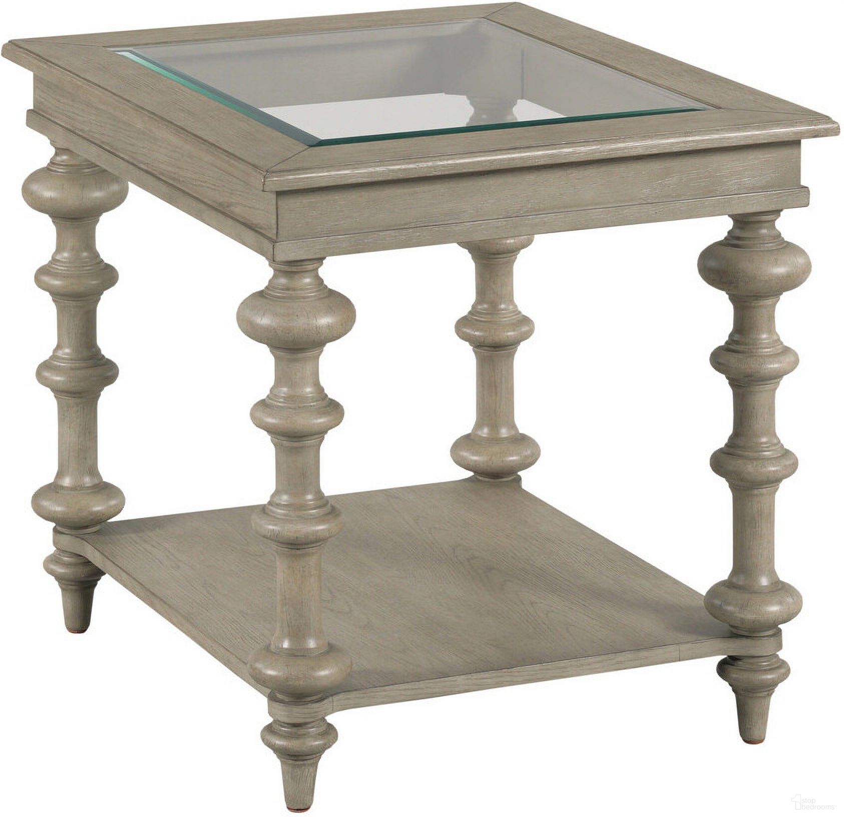 The appearance of Hamilton Rectangular End Table In Timberwolf designed by Hammary in the transitional interior design. This timberwolf piece of furniture  was selected by 1StopBedrooms from Hamilton Collection to add a touch of cosiness and style into your home. Sku: 370-915. Material: Wood.